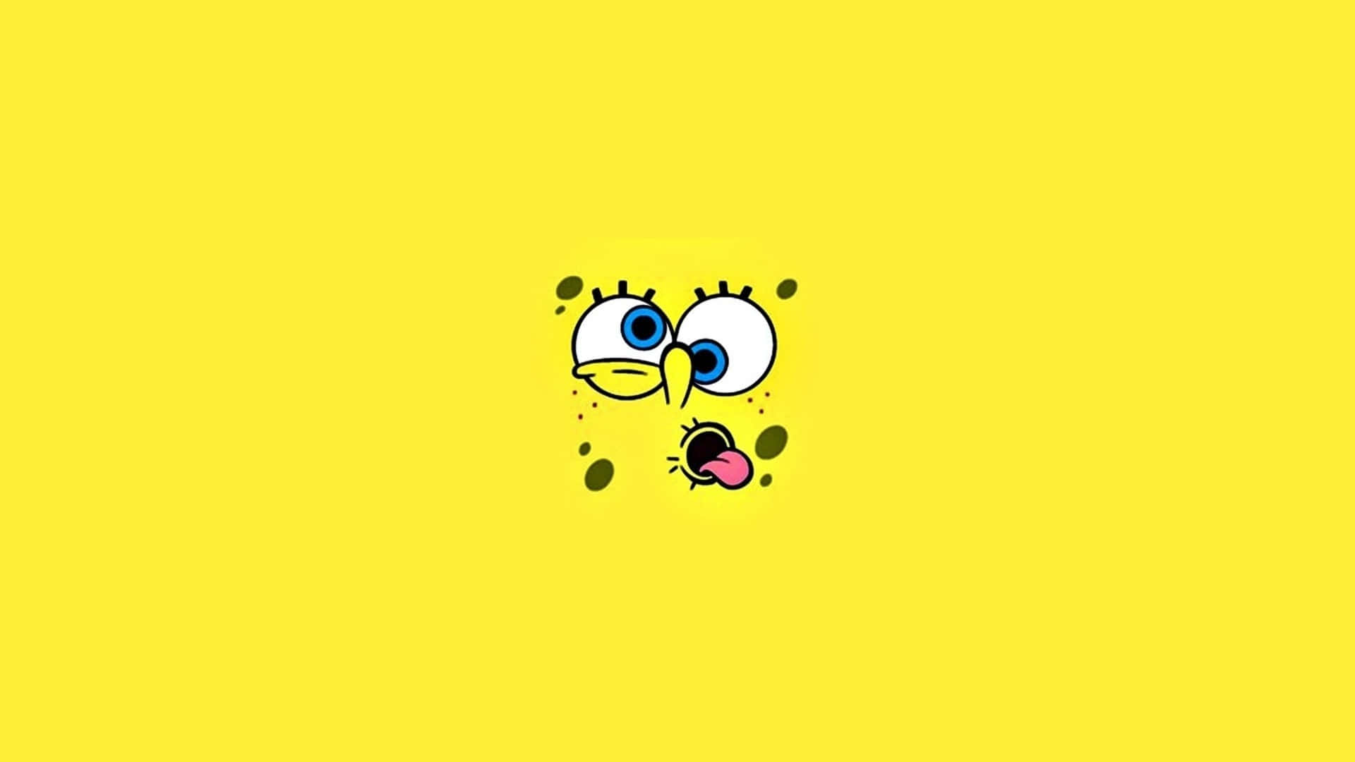 Download Wacky Face Aesthetic SpongeBob Desktop Wallpaper