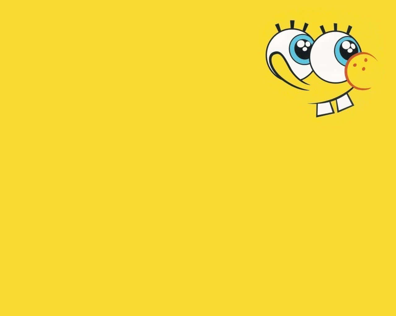 Verspieltaussehender Spongebob-desktop Wallpaper