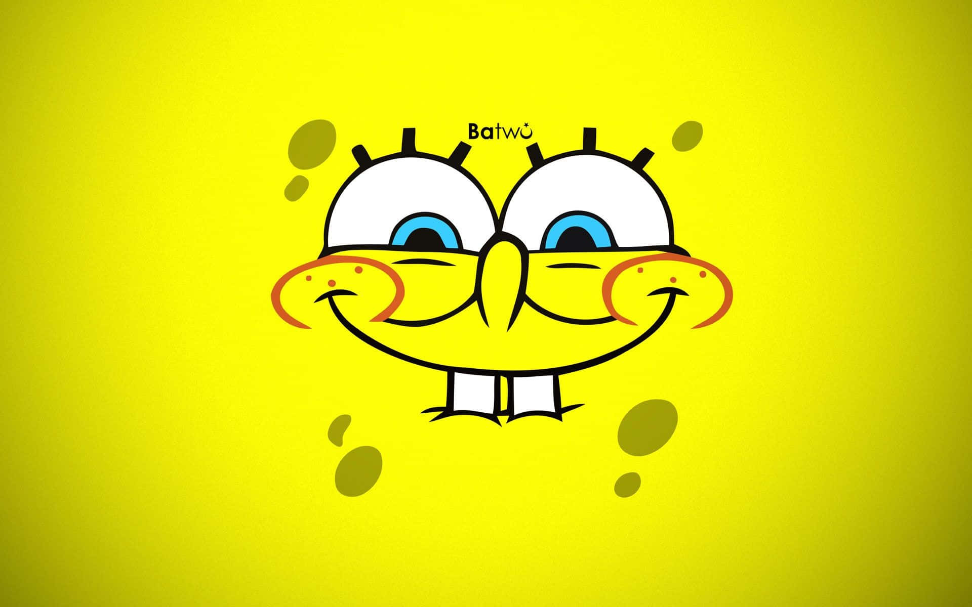 Tamed Färgen Och Glädjen Från 'spongebob Fyrkant' Till Ditt Arbetsutrymme Med Denna Estetiska Spongebob Laptop. Wallpaper