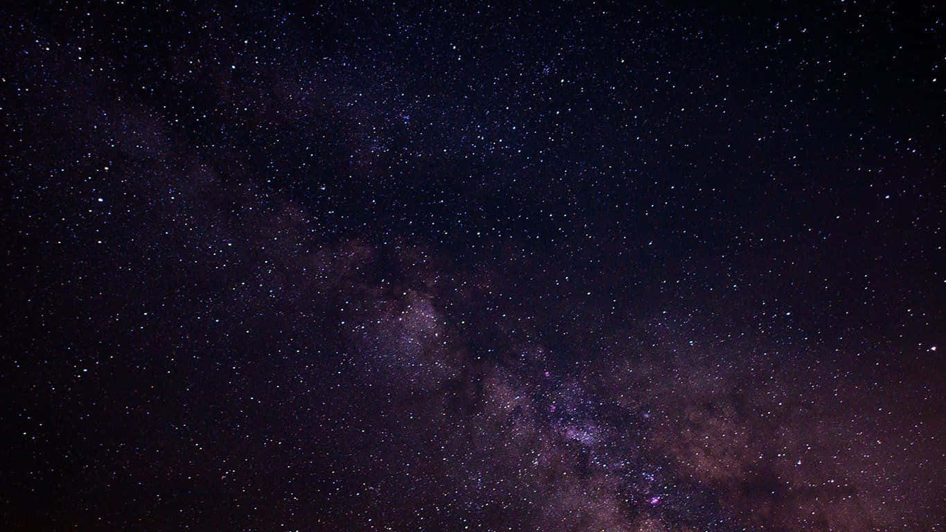 Einsternenklarer Himmel Mit Einer Milchigen Galaxie Wallpaper