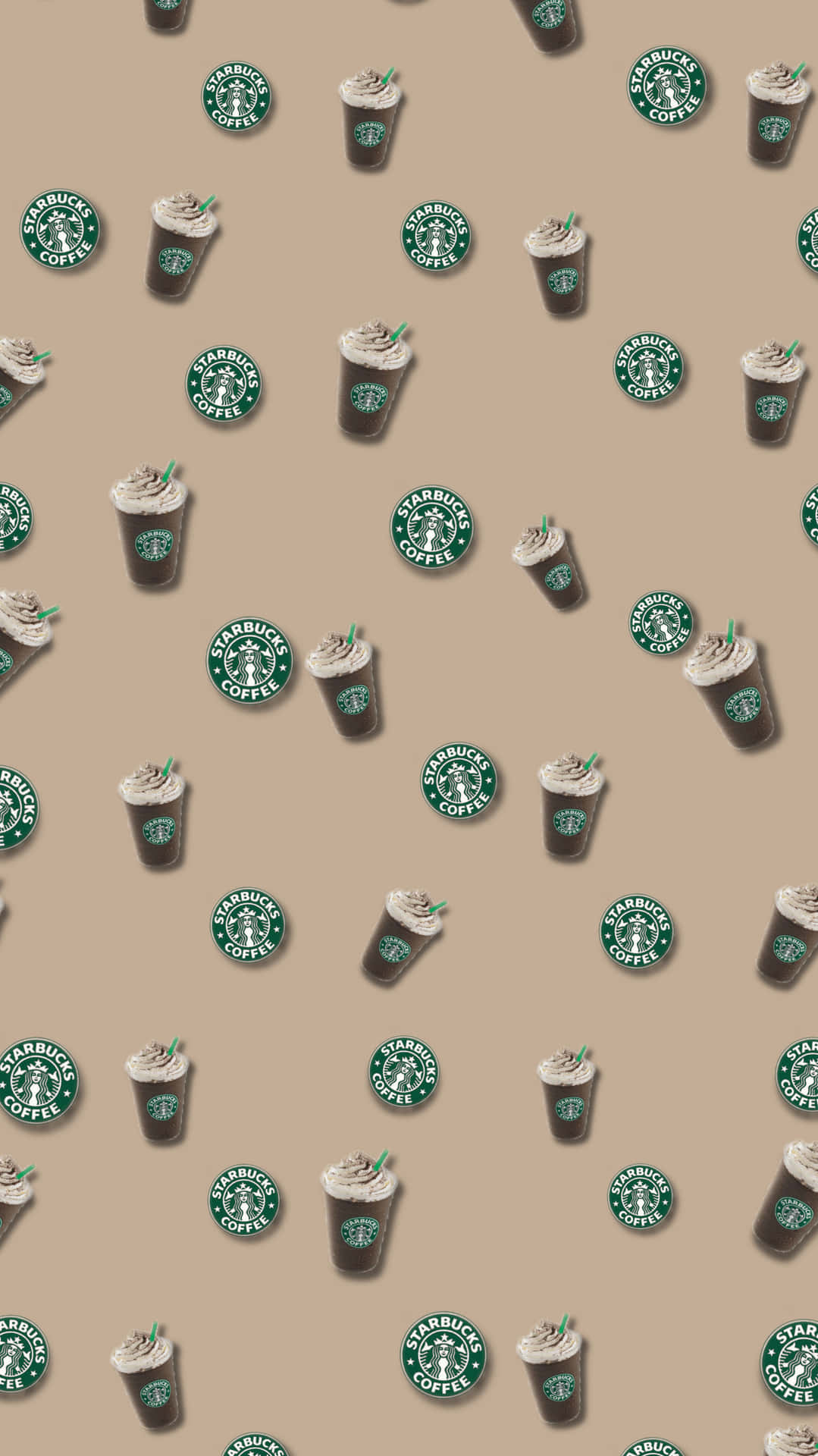 Genießensie Ihre Kaffeepause Mit Stil Mit Ästhetischen Starbucks. Wallpaper