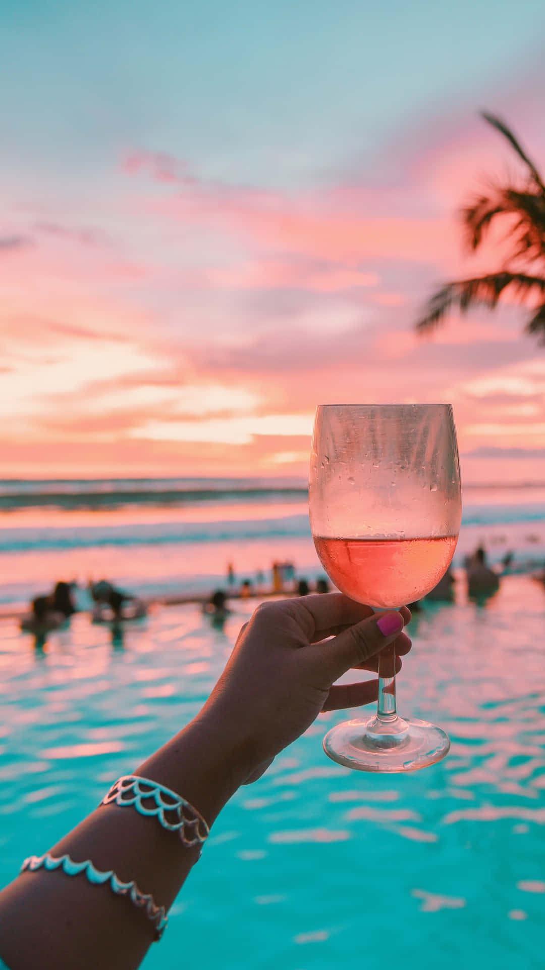 Aesthetic Summer Picture Rose Wine