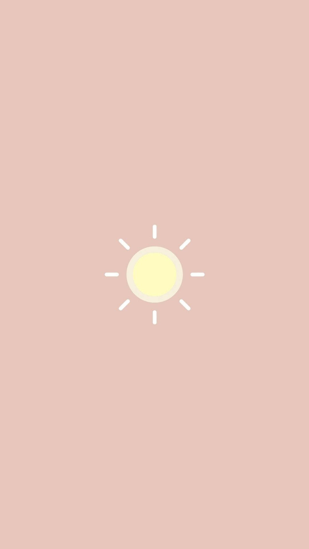 Aesthetic Sun Cute IPhone Wallpaper