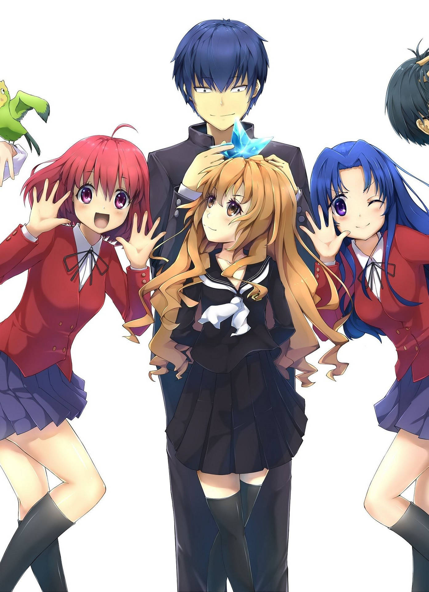"The gang of Toradora ready to take on any challenge!" Wallpaper