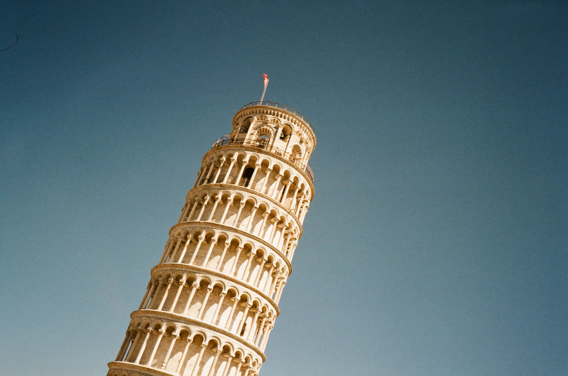 Fotografíaestética De La Torre De Pisa Fondo de pantalla
