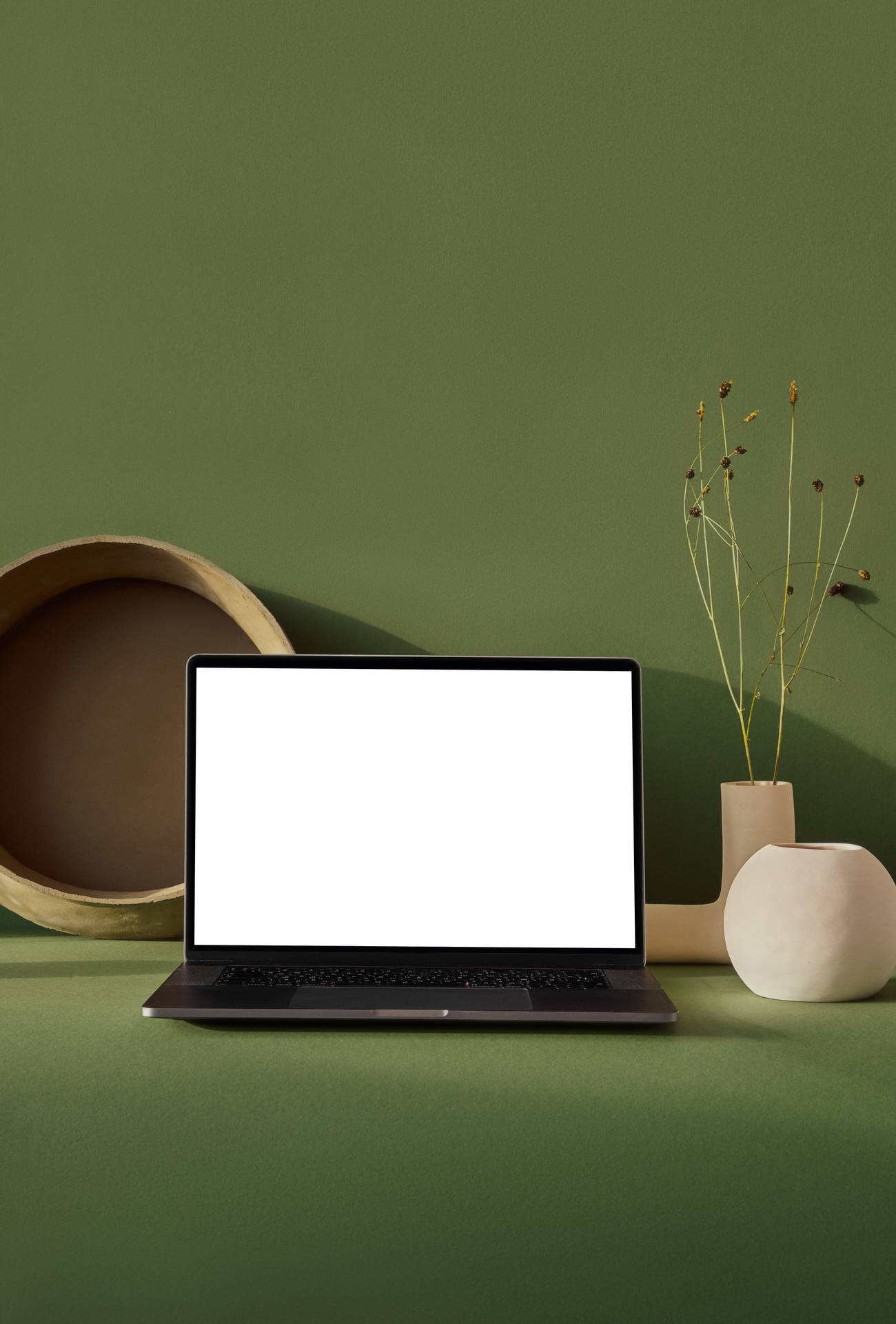 Aesthetic Tumblr Laptop Olive Green