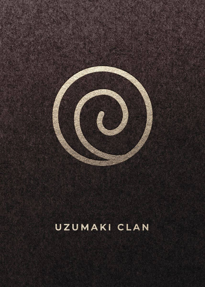 Æstetisk Uzumaki Clan Logo Wallpaper