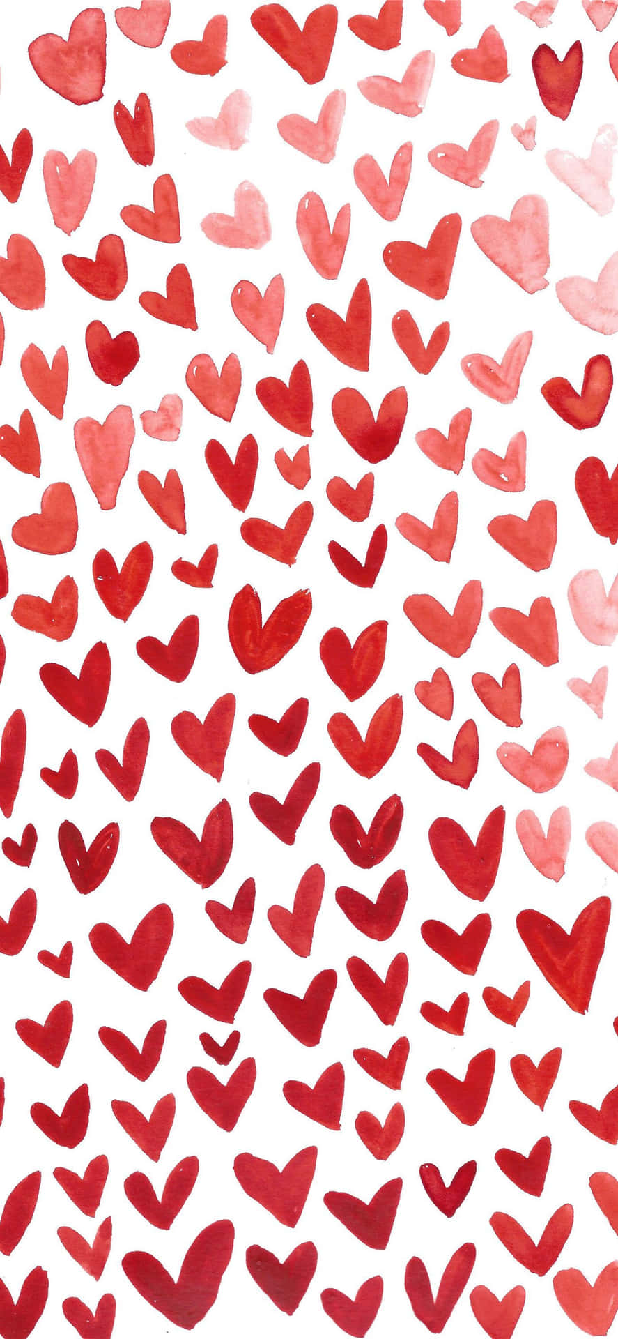 Aesthetic Valentine's Day Lovely Heart Digital Art Wallpaper