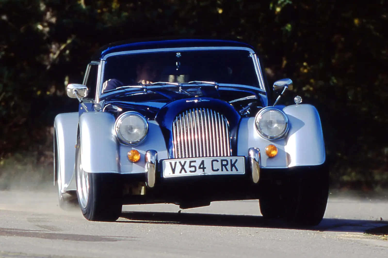 Aesthetic View Of A Morgan Roadster Wallpaper