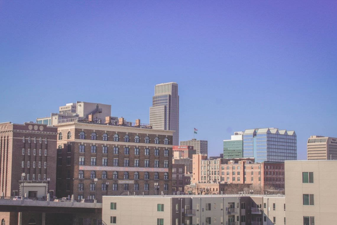 Aesthetic View Of Omaha Buildings Wallpaper