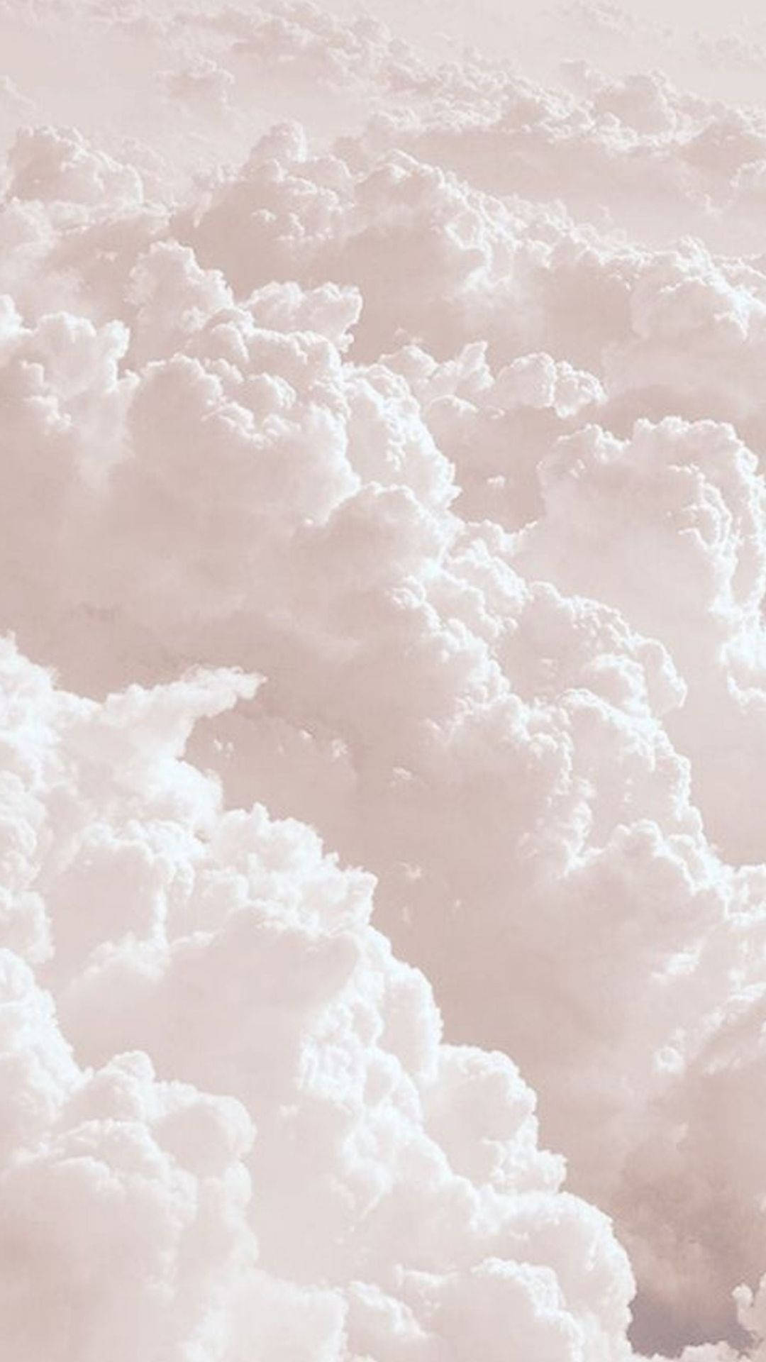 Aesthetic White Clouds Wallpaper