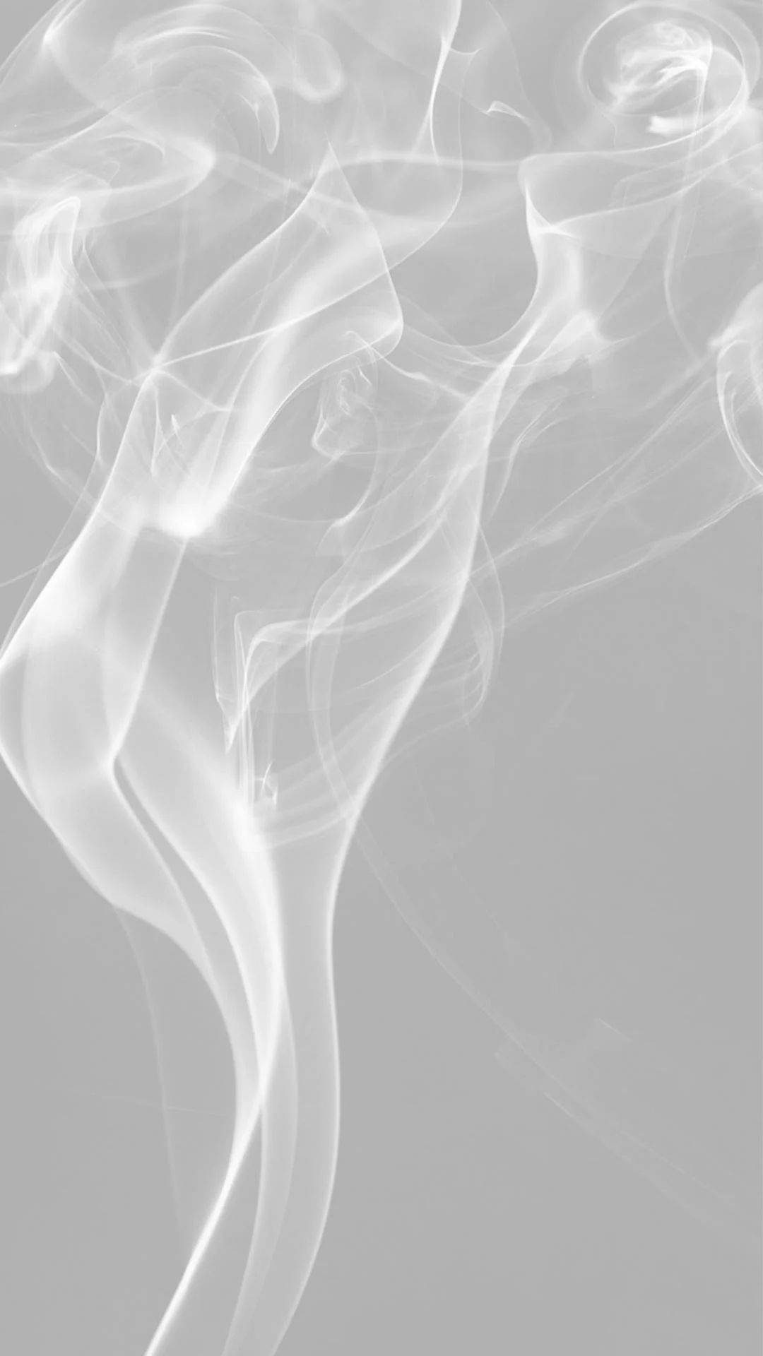 Aesthetic White Smoke Picture