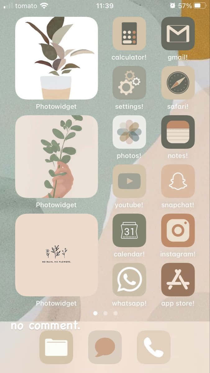 A Screenshot Of The Ios App With A Plant And Other Items