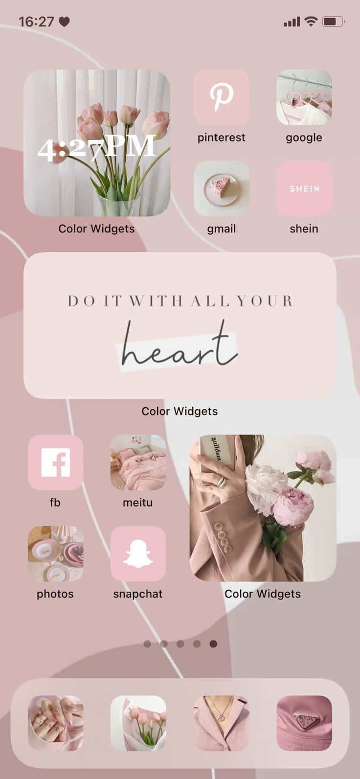 Aesthetic Widgets—Smooth and Colorful Customizable Graphics