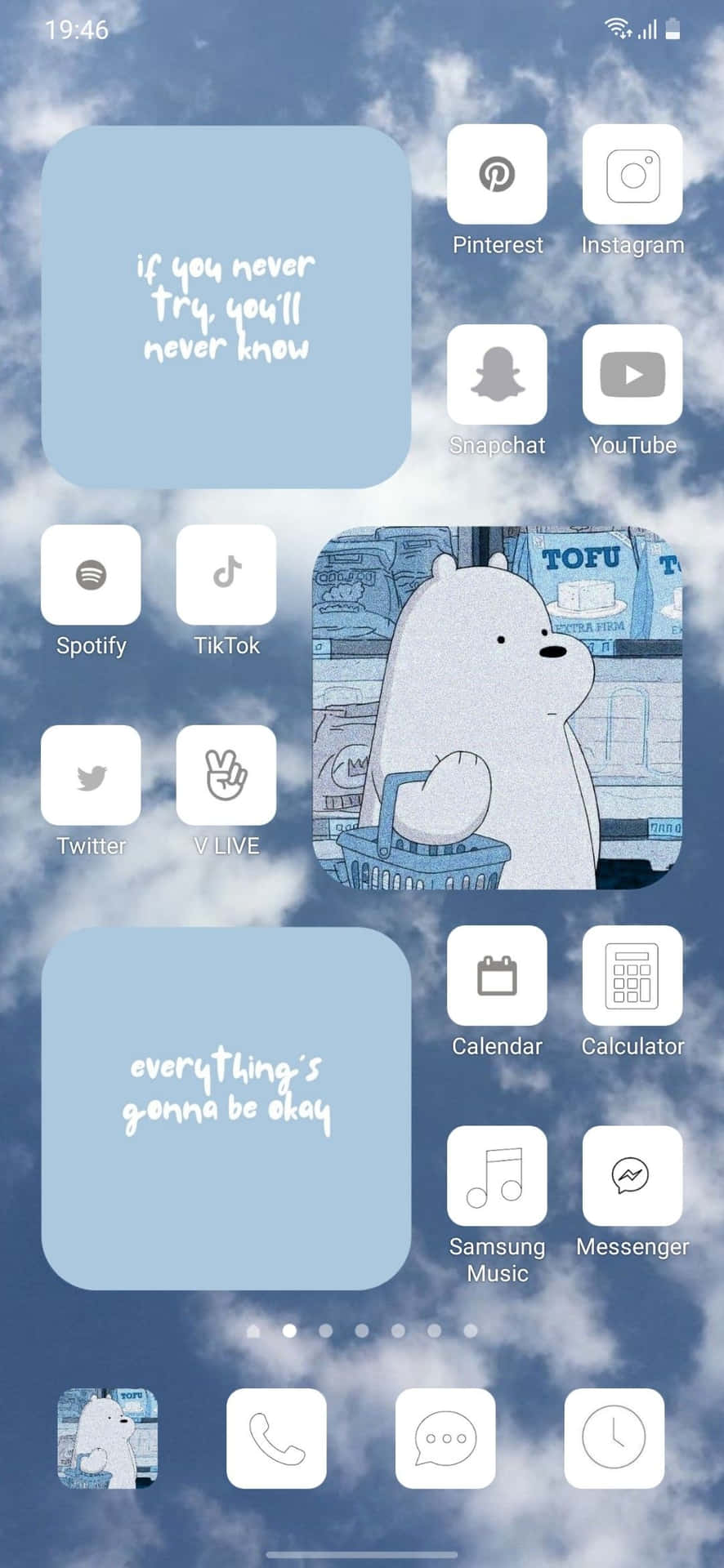 A Screenshot Of The Ios App With A Bear And A Sky