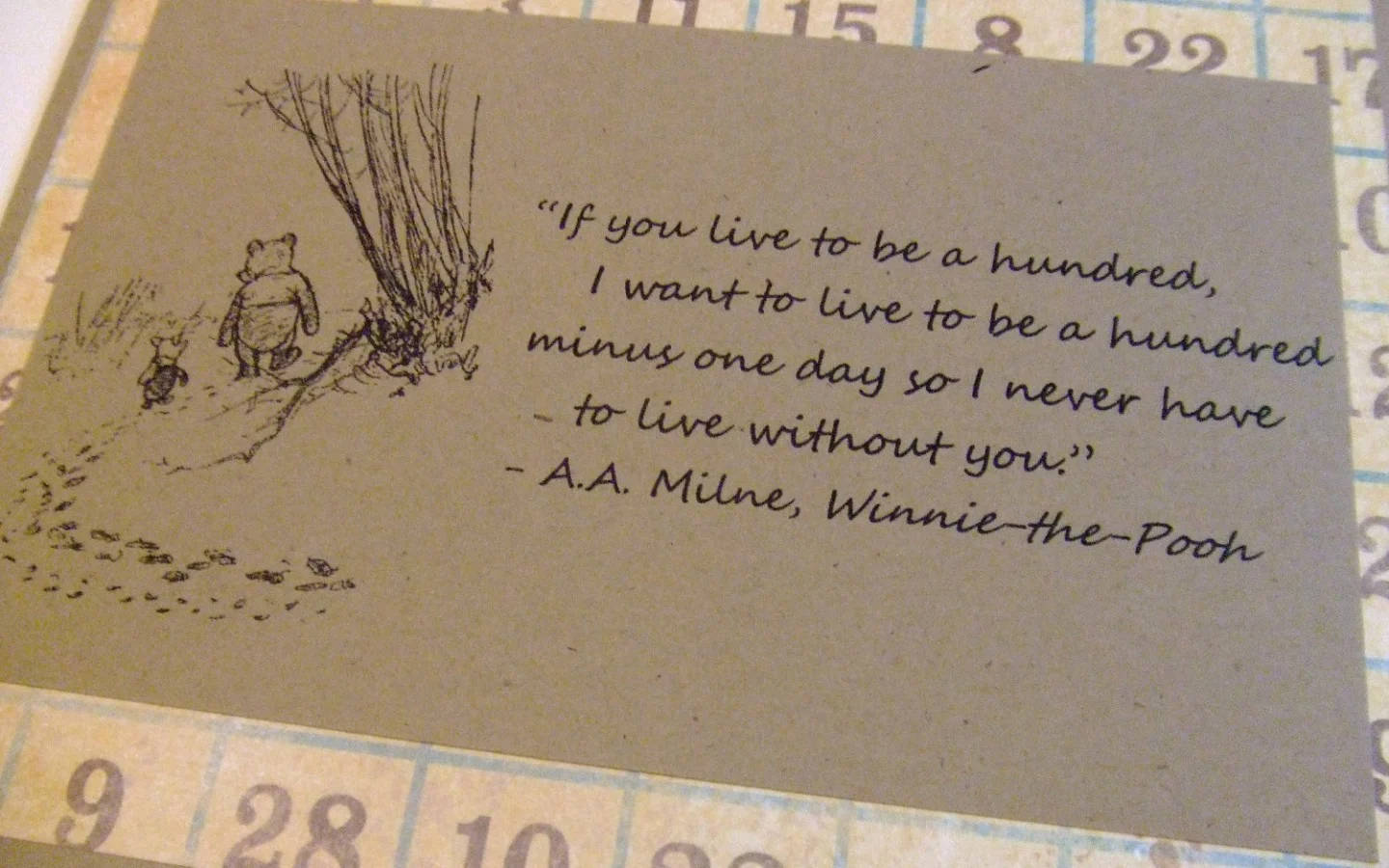 Aesthetic Winnie The Pooh Quotes Wallpaper