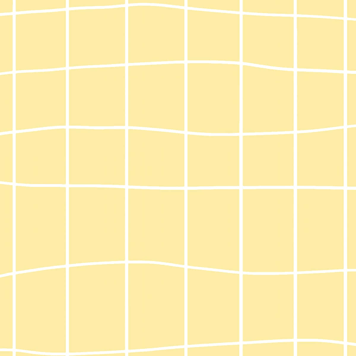 Aesthetic Yellow Wavy Plaid Wallpaper