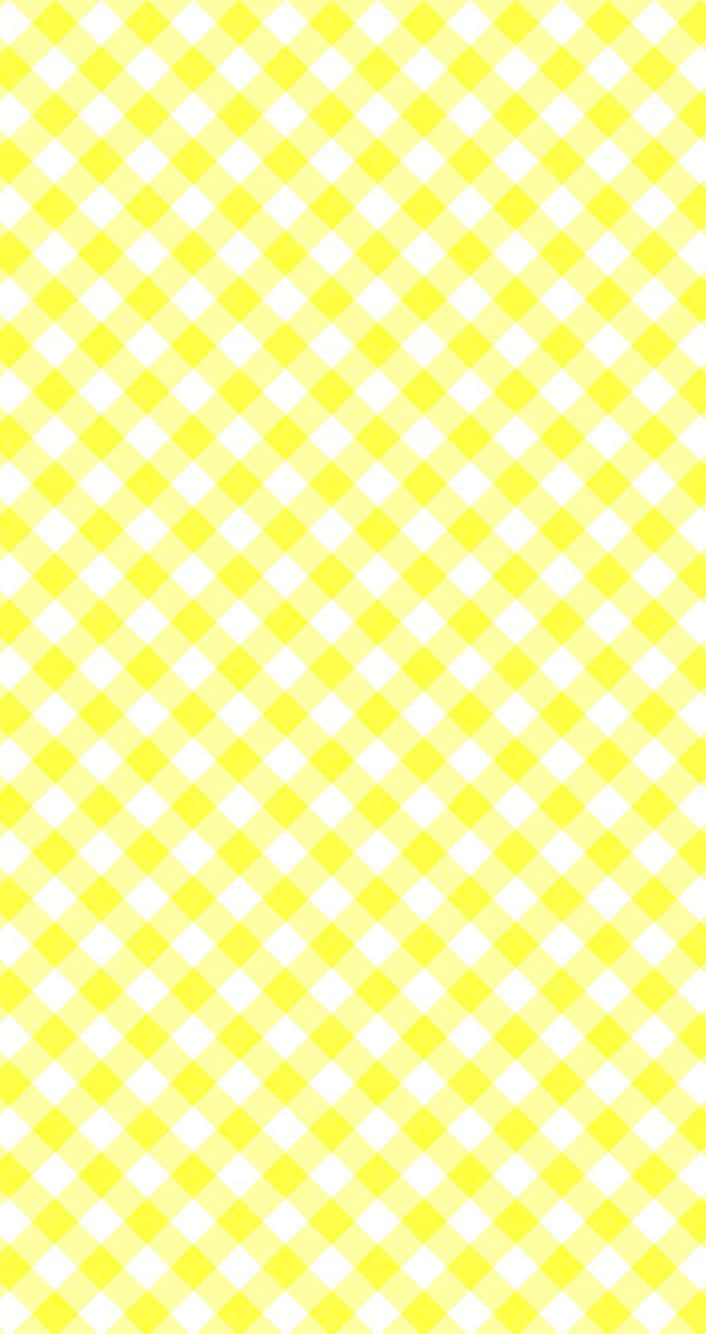 Aesthetic Yellow Plaid Wallpaper Wallpaper