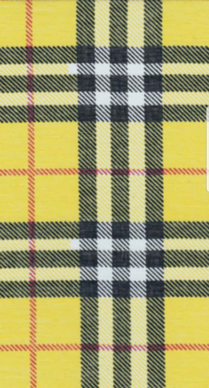Download Aesthetic Yellow Plaid Cloth Wallpaper