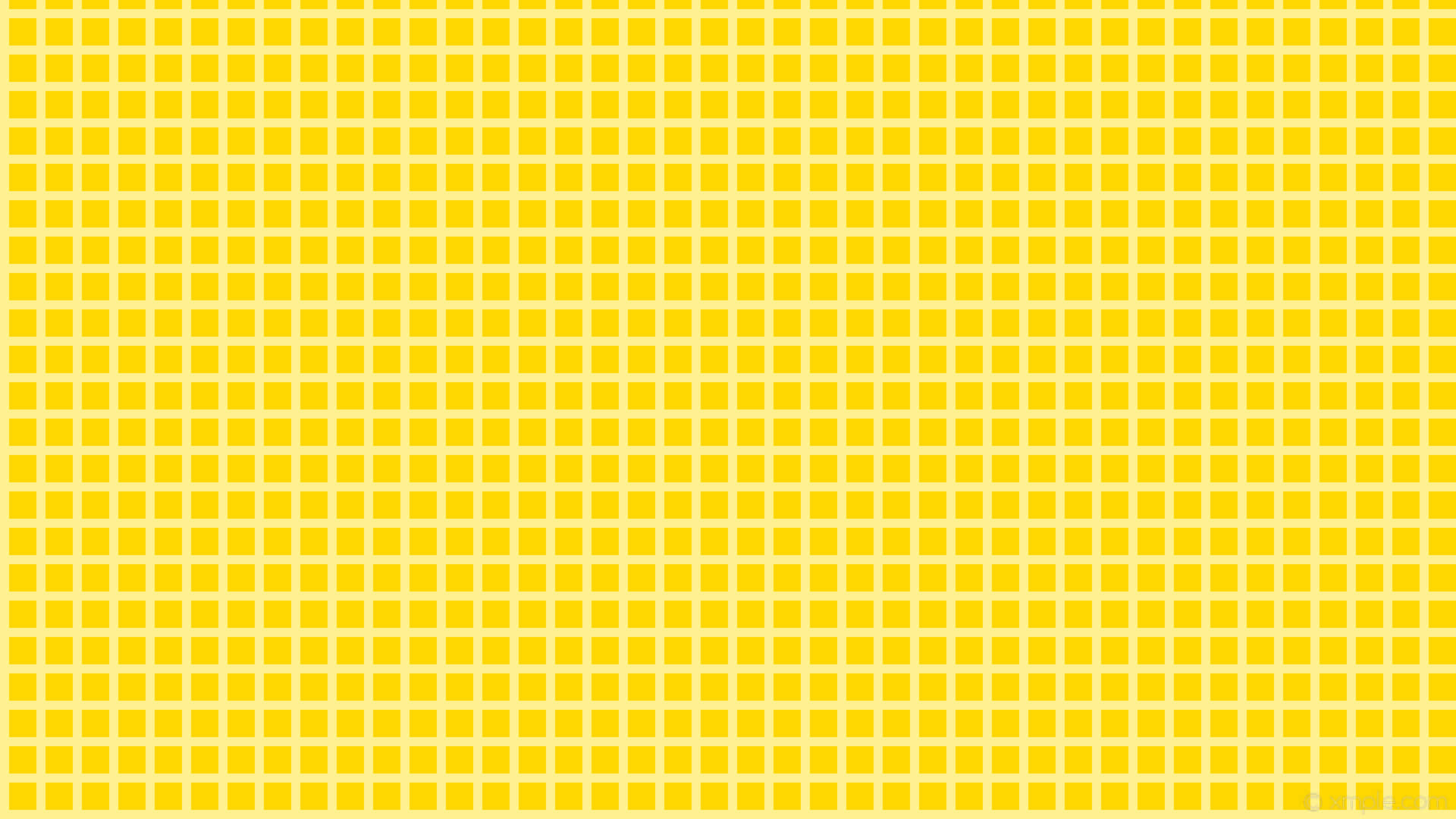 Almohadablanca Sobre Un Estampado A Cuadros Amarillo Vibrante De Estilo Estético. Fondo de pantalla