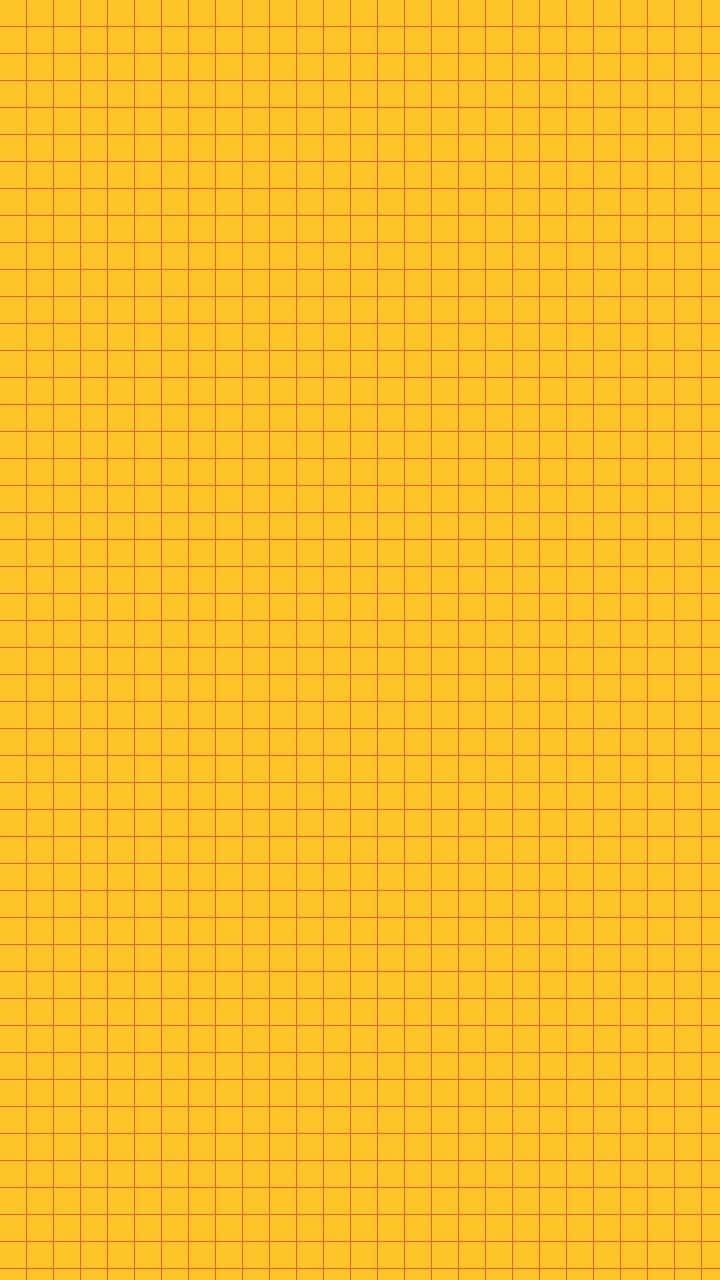 Vær dristig i æstetisk gul plaid. Wallpaper