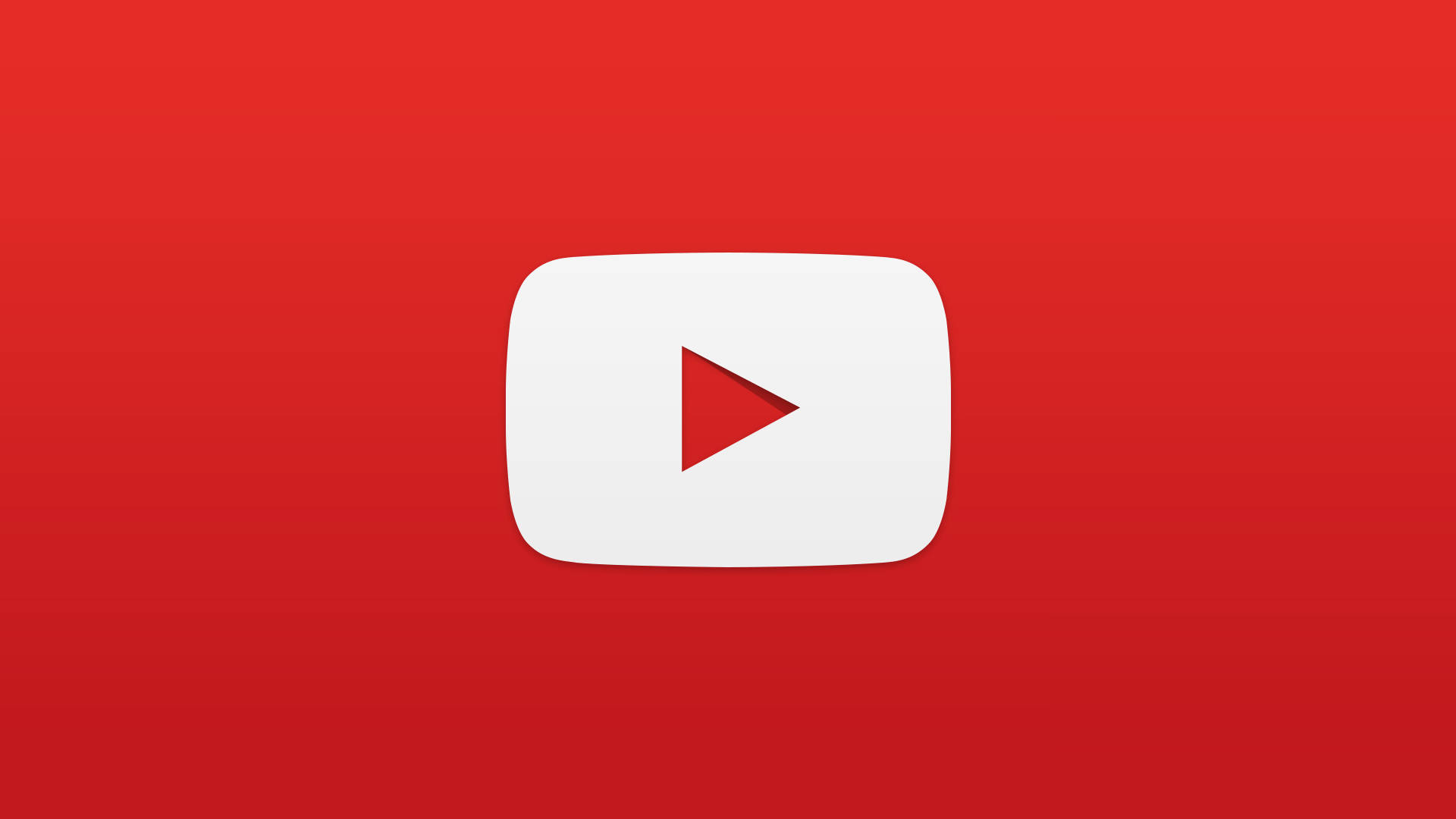 Aesthetic Youtube Red Button Logo Background