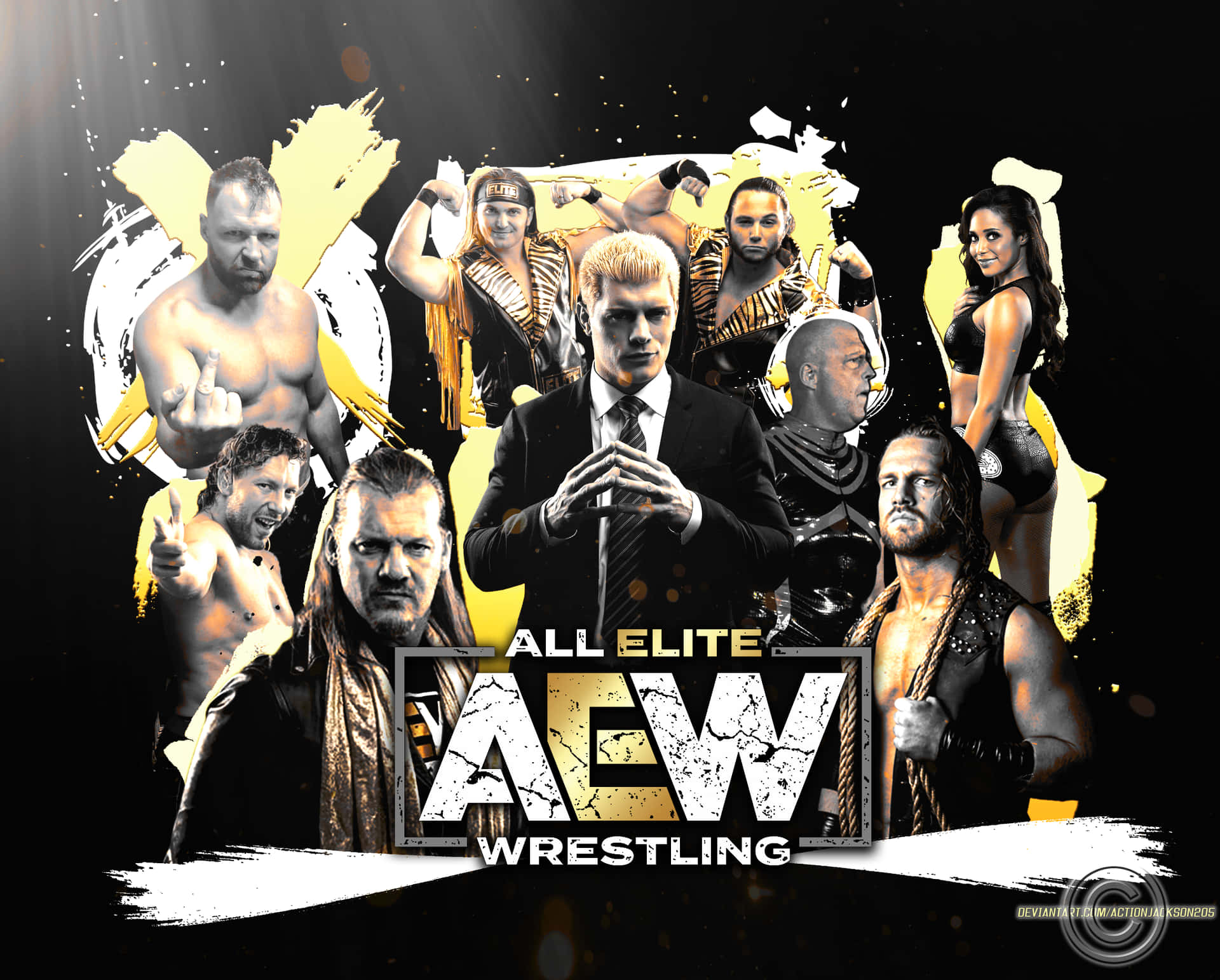 Aewall Elite Wrestling, Den Främsta Wrestlingplattformen I Nordamerika. Wallpaper