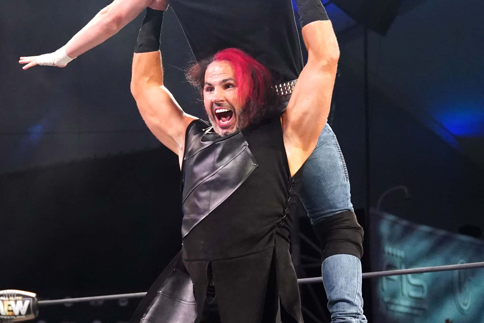 Aew American Wrestler Matt Hardy Red Hair Wallpaper