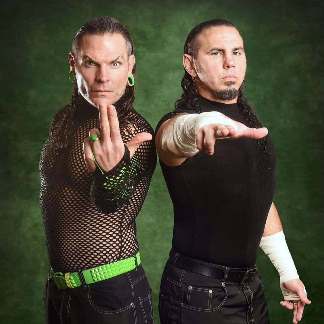 Aew American Wrestlers Matt Hardy And Jeff Hardy Wallpaper