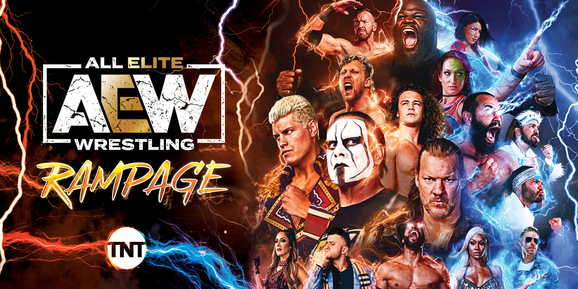All Elite Aew Wrestling Rampage Tv Series Wallpaper