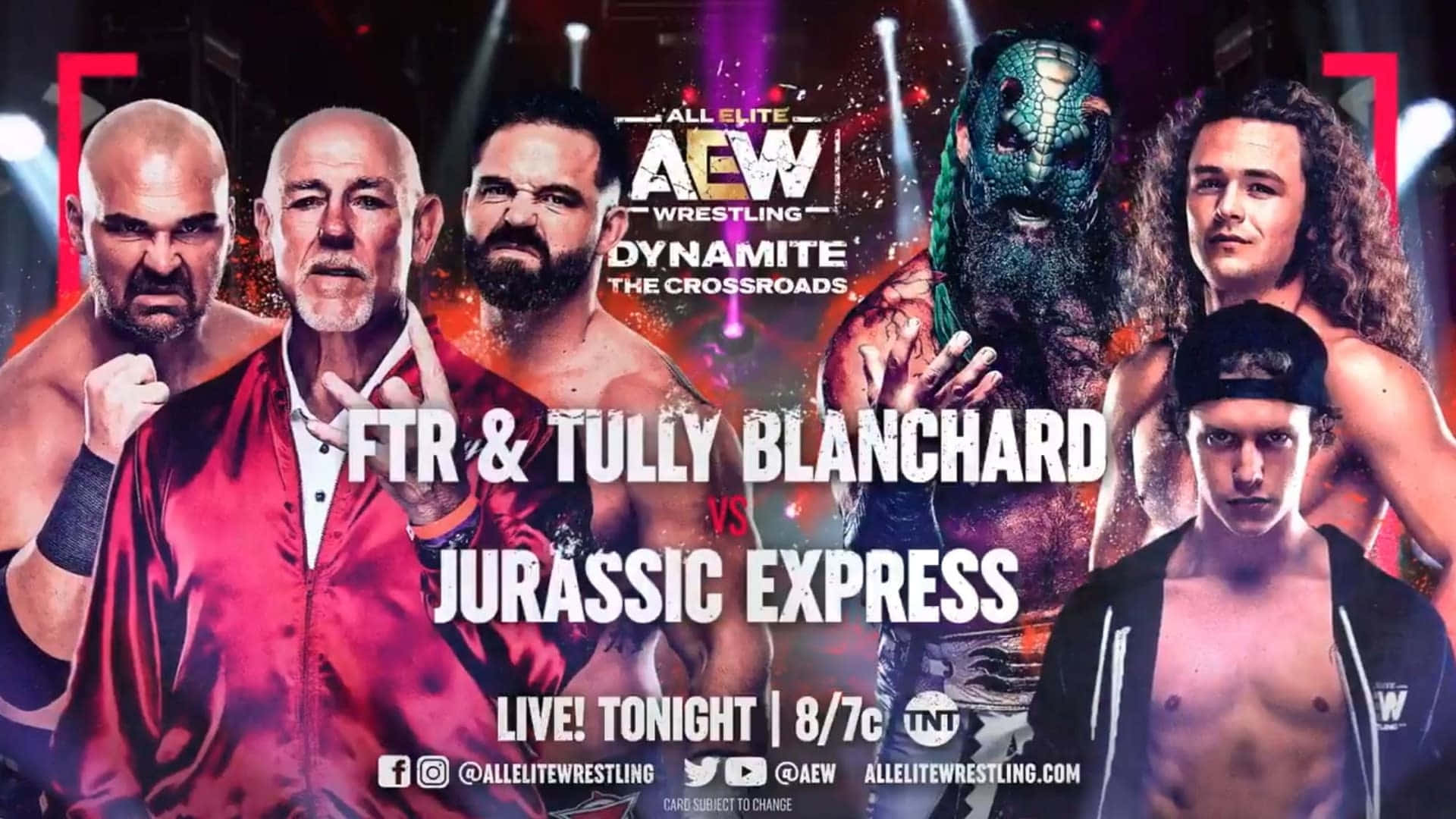 Aew Promo Poster Tully Blanchard Background