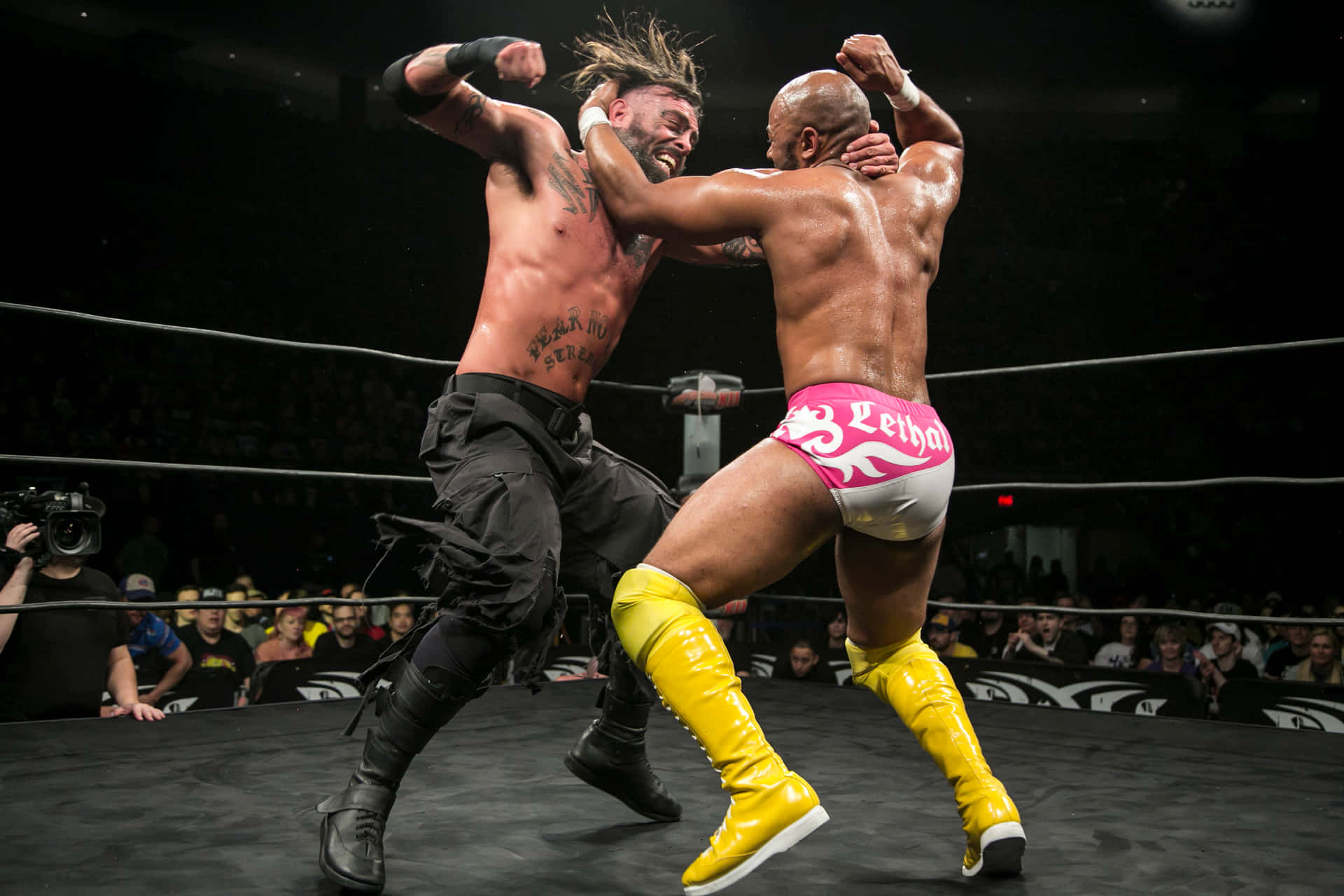 Aew Wrestler Jay Lethal Fight Background