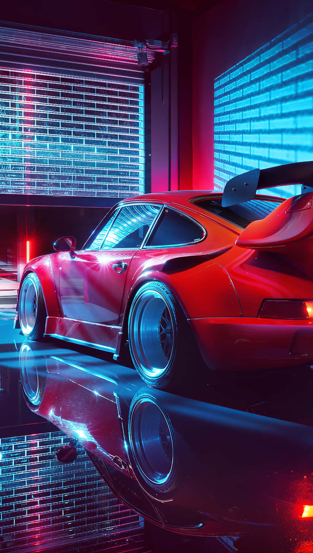 Affascinantebellezza Porsche: Riflettendo Potenza E Lusso
