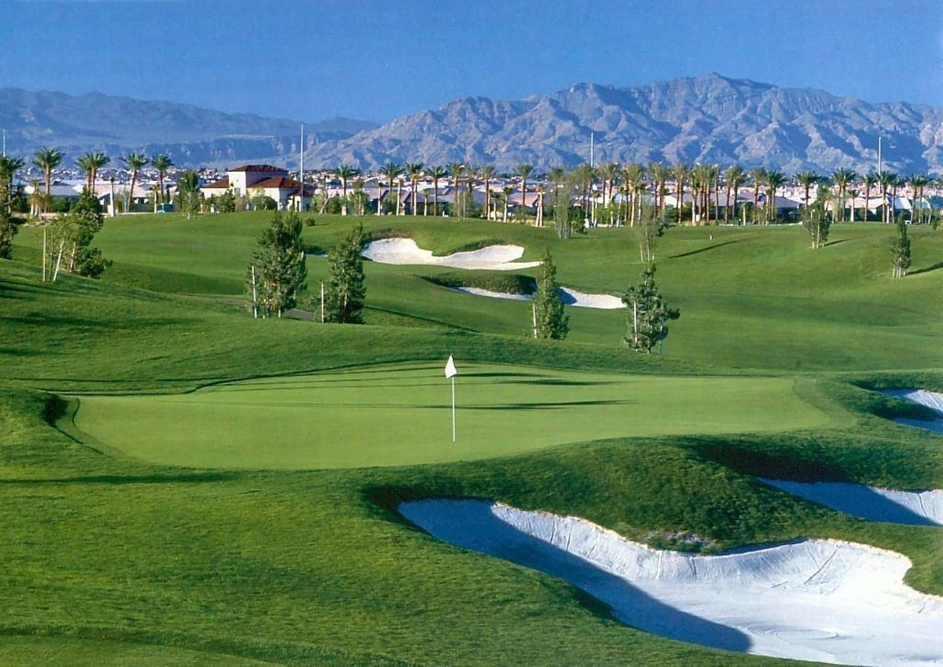 Affascinantescenario Di Campo Da Golf In 4k