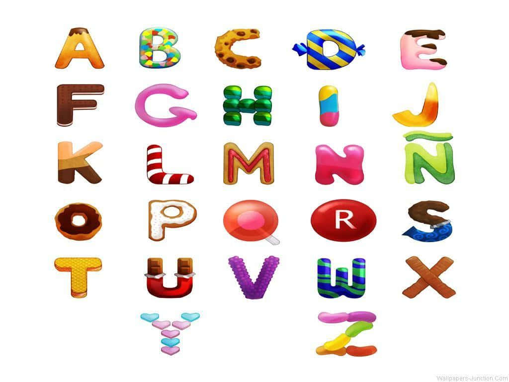 Affascinantesfondo Con L'alfabeto Abc