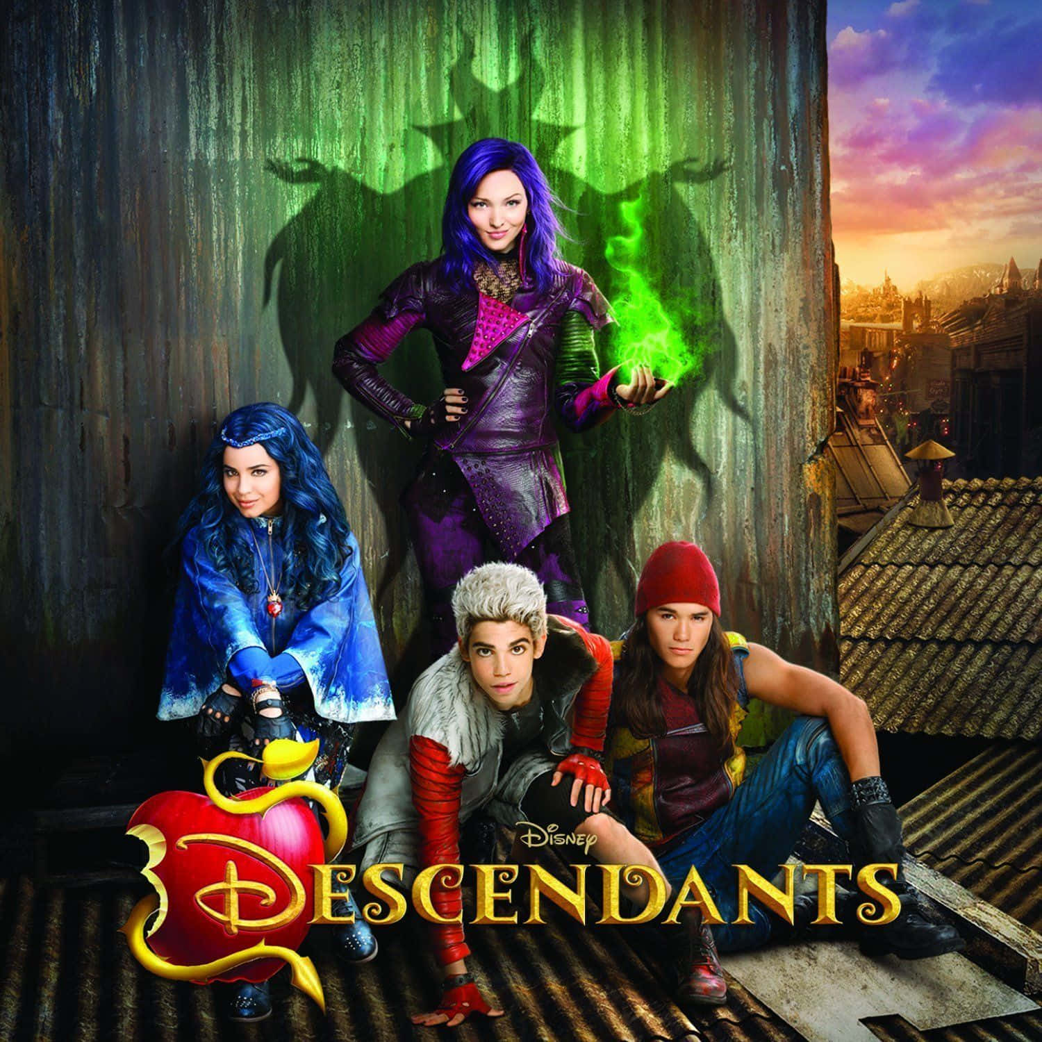 Affascinantiillustrazioni Dei Personaggi Di Disney's Descendants.