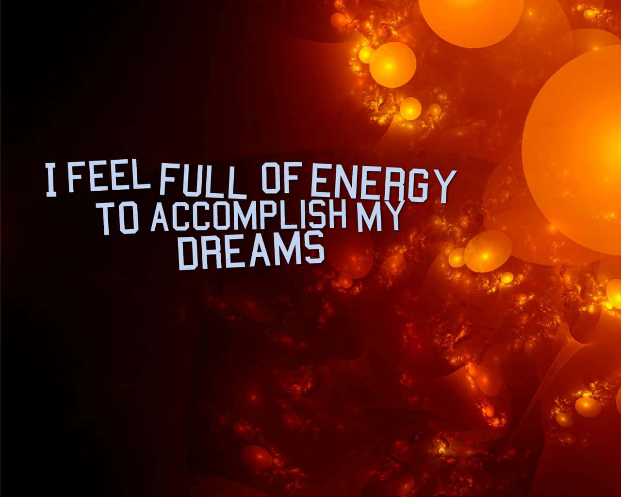 Inspirational Affirmation on a Colorful Background