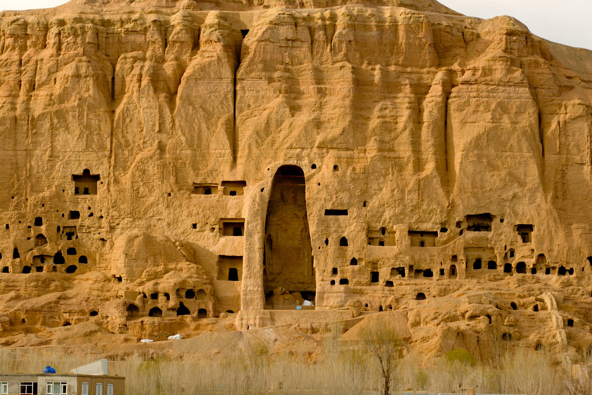 Afghanistan Bamiyan Sandstone Carving
