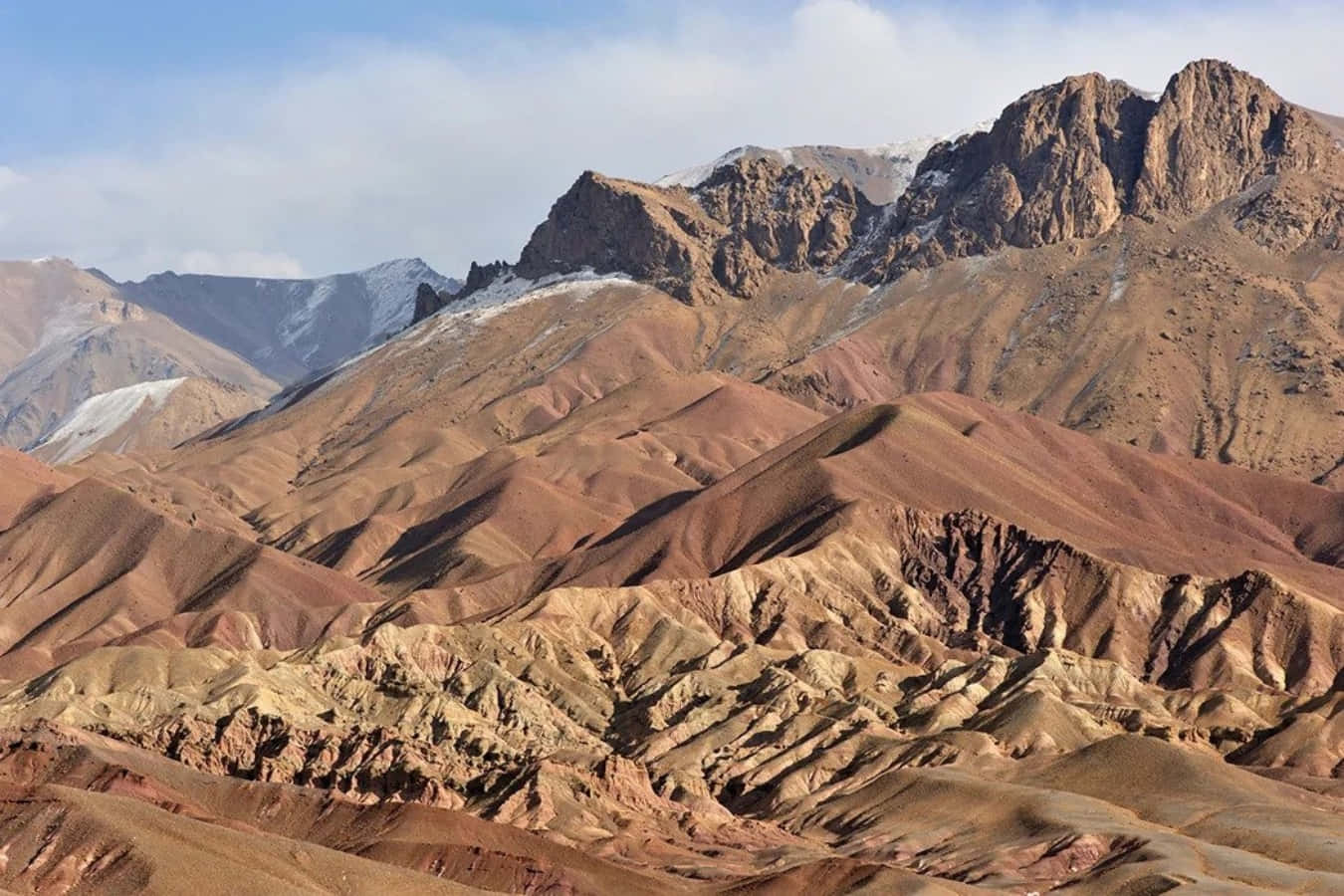 Lamaestosa Vista Panoramica Del Passo Salang In Afghanistan