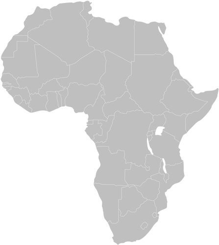 Africa Continent Outline PNG
