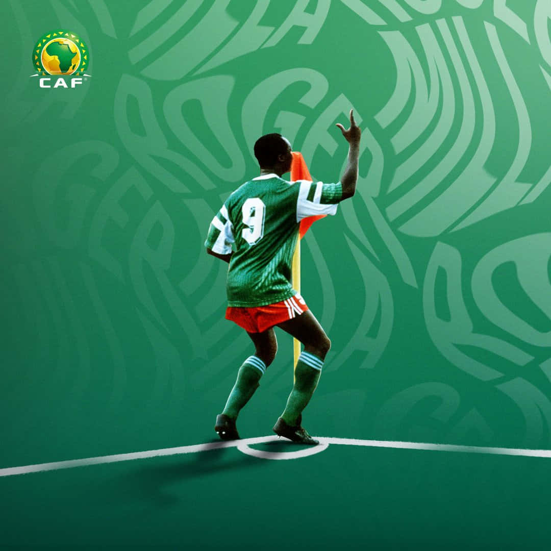 Afrikacup Roger Milla. Wallpaper