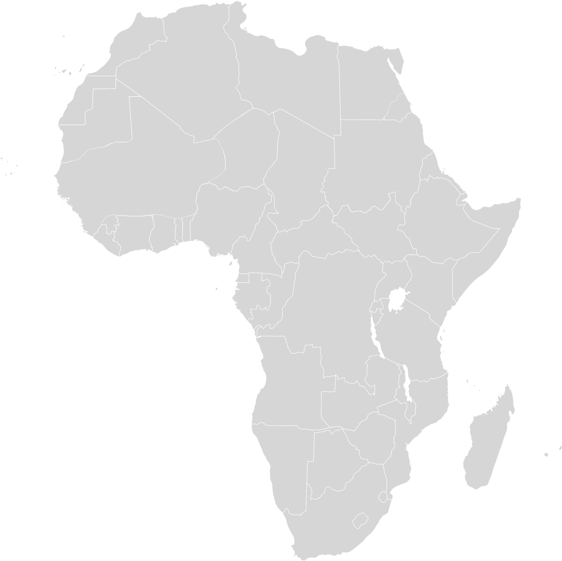 Africa Map Mauritius Location PNG