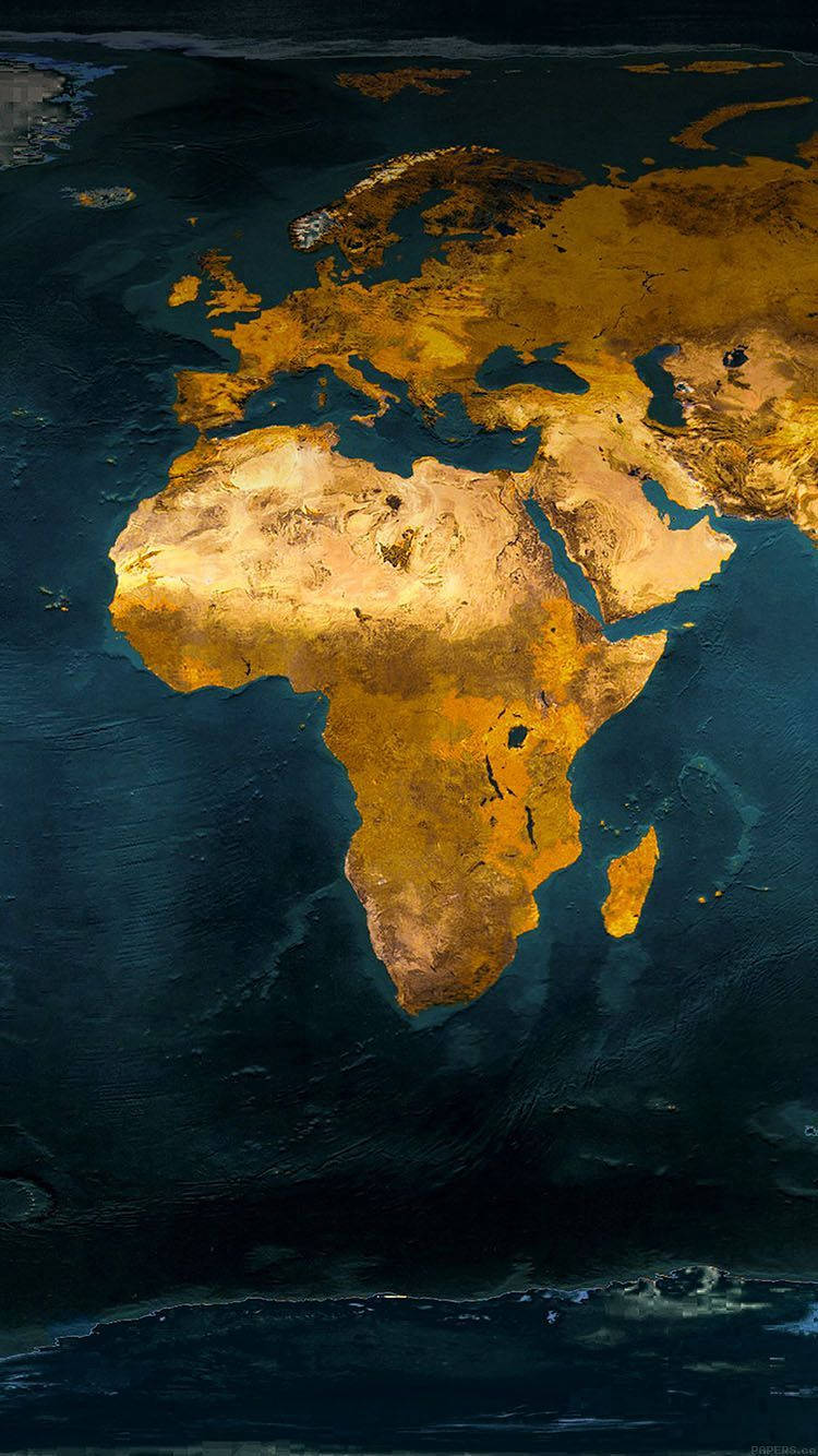 African Continent Africa Iphone Background