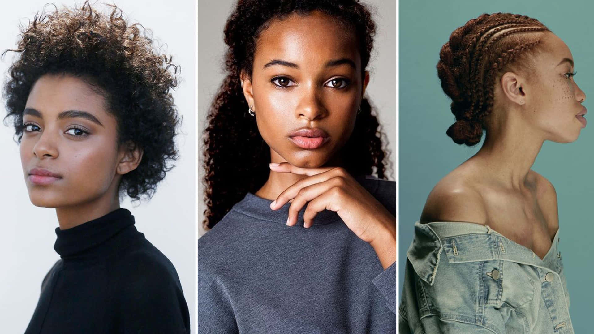 A Collage Of Women With Different Hair Styles