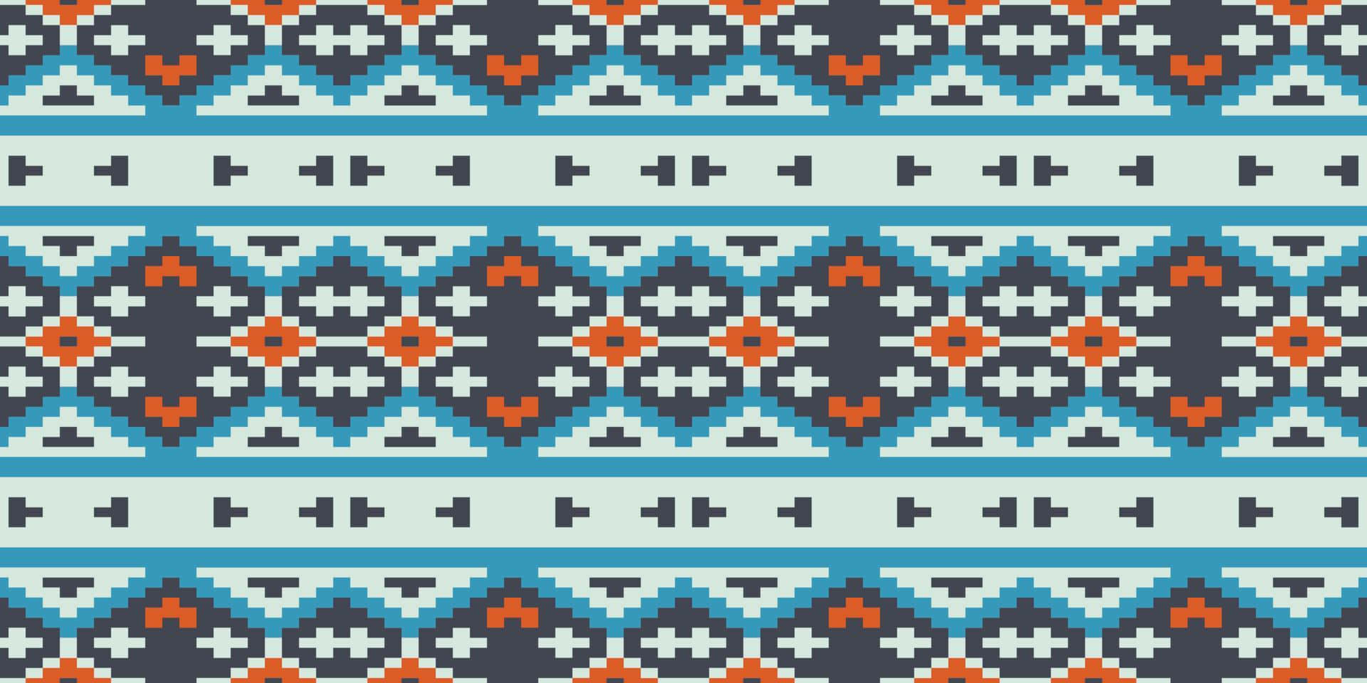 African Inspired Geometric Pattern Wallpaper