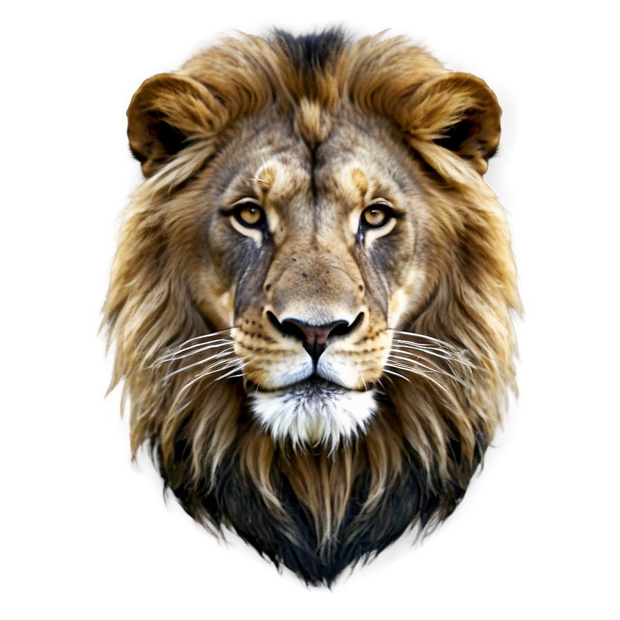 African Lion Visage Png Iyu PNG