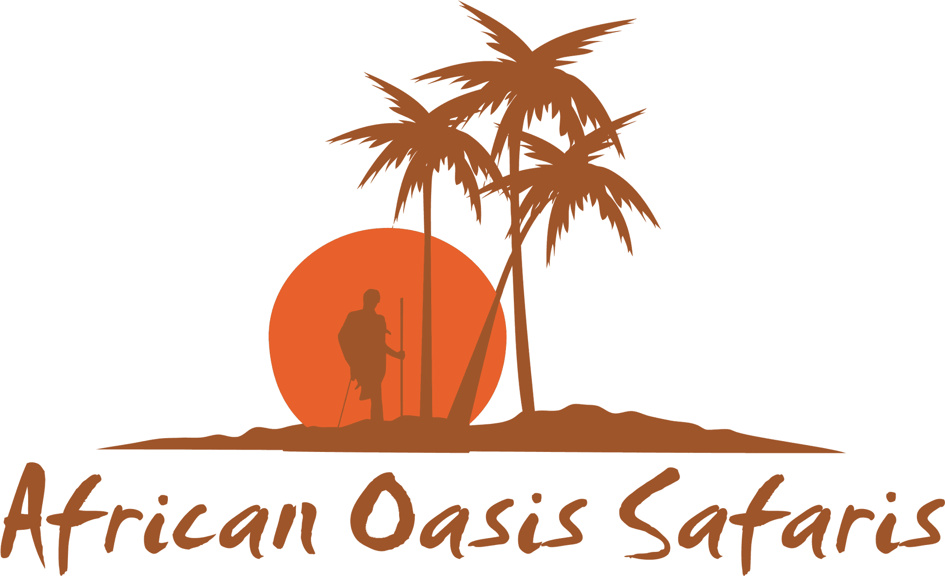African Oasis Safari Logo PNG