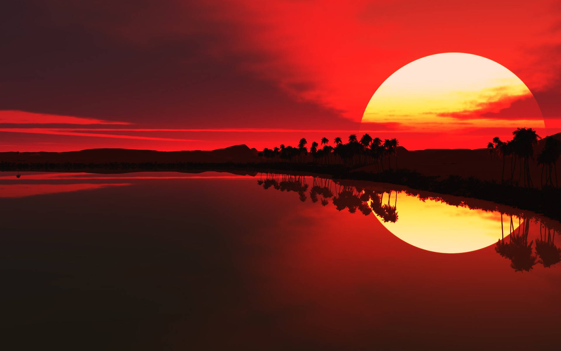 African Sunset Best Ever Desktop Wallpaper