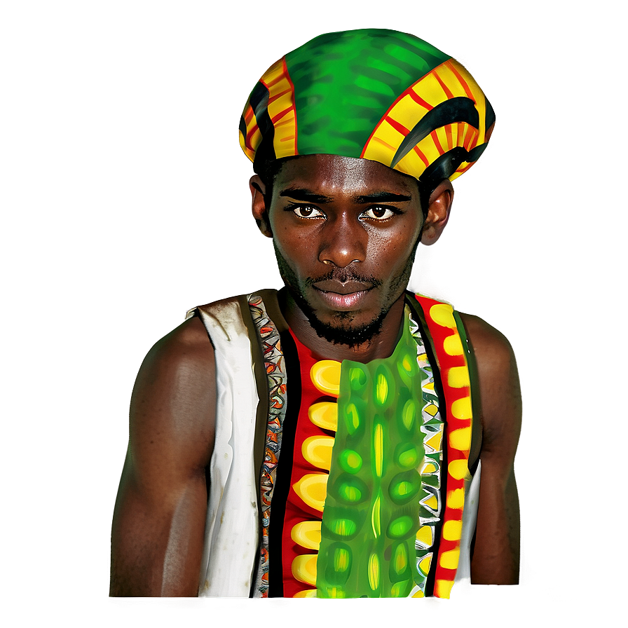 African Traditional Clothing Png 06112024 PNG