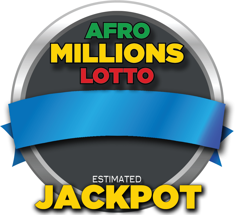 Afro Millions Lotto Estimated Jackpot Banner PNG